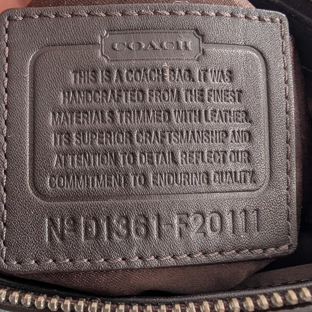 Coach Signature Ashley Crossbody Satchel and Matching Wristlet